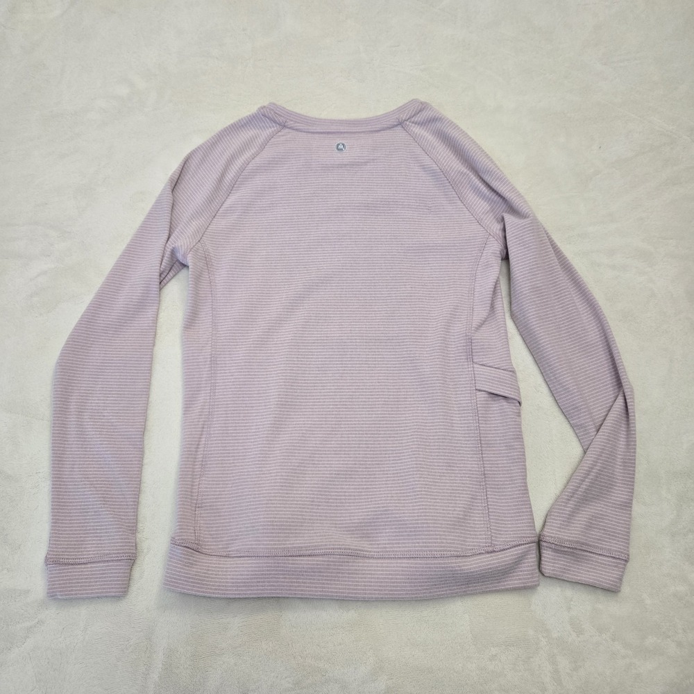 Avalanche Outdoor Supply Womens Pink Striped Crew Neck Outer Gear Soft Cozy XS - Picture 9 of 10